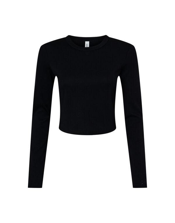 Bella+Canvas BE1501 Women's Micro Rib Long Sleeve Tee - COOZO