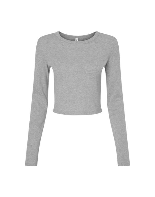 Bella+Canvas BE1501 Women's Micro Rib Long Sleeve Tee - COOZO