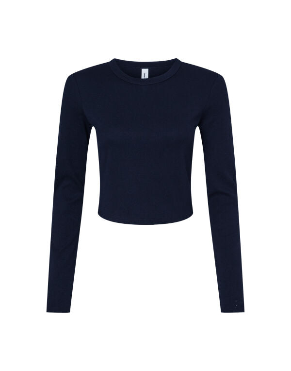 Bella+Canvas BE1501 Women's Micro Rib Long Sleeve Tee - COOZO