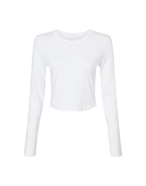 Bella+Canvas BE1501 Women's Micro Rib Long Sleeve Tee - COOZO