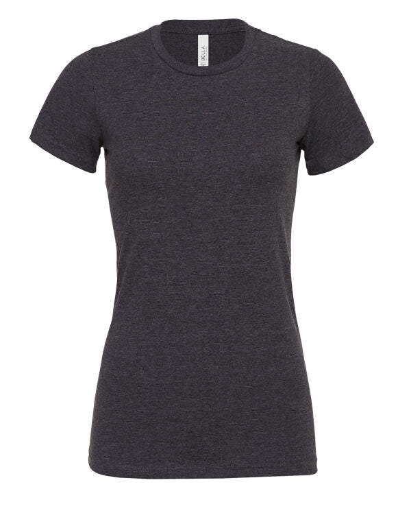 Bella+Canvas BE6400CVC Women's Relaxed Heather Jersey Short Sleeve Tee - COOZO