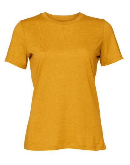 Bella+Canvas BE6400CVC Women's Relaxed Heather Jersey Short Sleeve Tee - COOZO