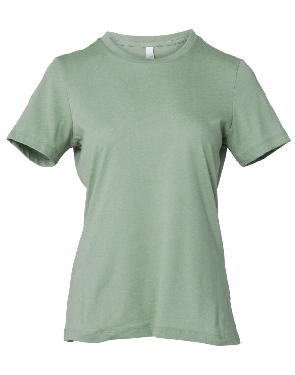 Bella+Canvas BE6400CVC Women's Relaxed Heather Jersey Short Sleeve Tee - COOZO