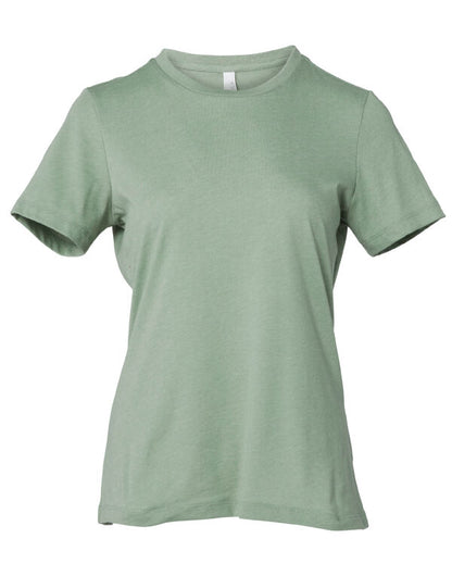 Bella+Canvas BE6400CVC Women's Relaxed Heather Jersey Short Sleeve Tee - COOZO
