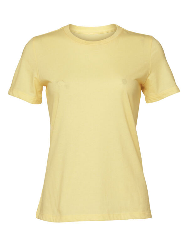 Bella+Canvas BE6400CVC Women's Relaxed Heather Jersey Short Sleeve Tee - COOZO