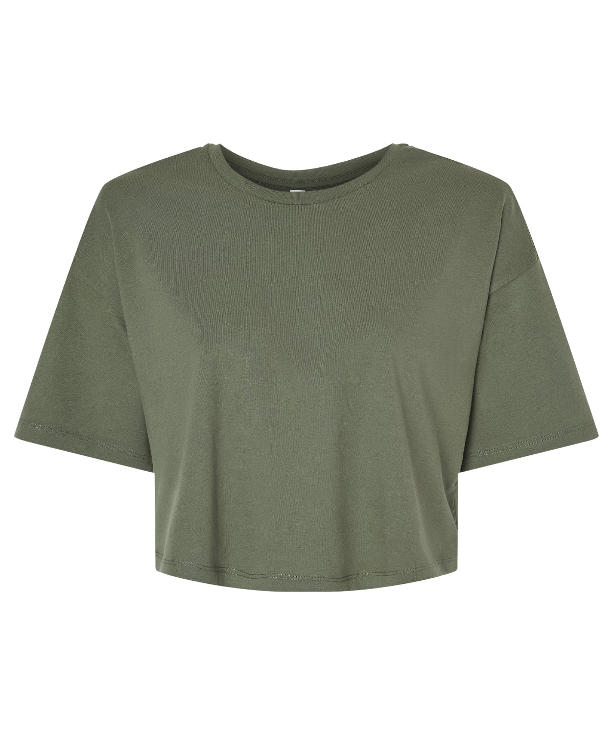 Bella+Canvas BE6482 Women¡¯s Jersey crop tee oversized sleeves 100% Airlume cotton - COOZO