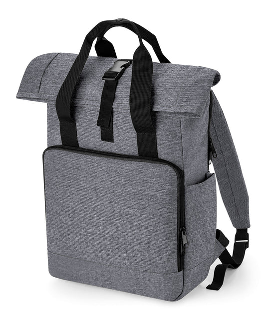 Bagbase BG18L Recycled twin handle roll-top laptop backpack