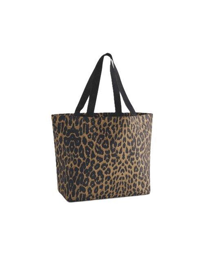 Bagbase BG194 Leopard Print Carryall Tote Bag