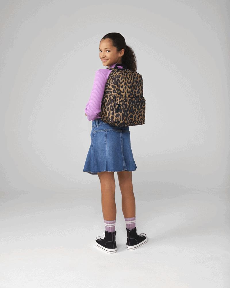 COOZO-Leopard Print Mini Backpack