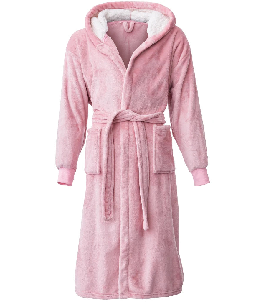 Brand Lab BH104 Unisex Hooded Cuffed Robe - COOZO