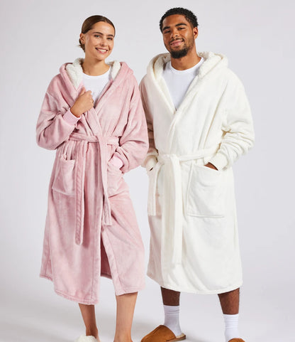 COOZO-Brand Lab Hooded Cuffed Robe