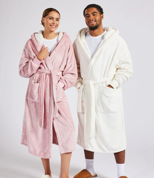 COOZO-Brand Lab Hooded Cuffed Robe