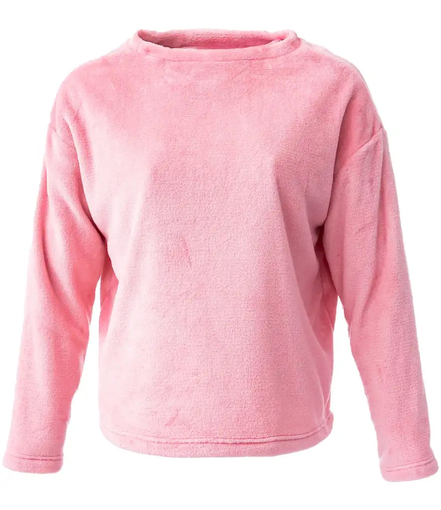 Brand Lab BH210 Ladies Plush Fleece Crew Neck Sweatshirt
