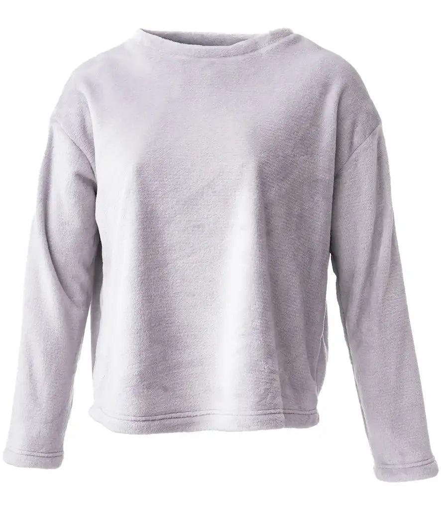 Brand Lab BH210 Ladies Plush Fleece Crew Neck Sweatshirt