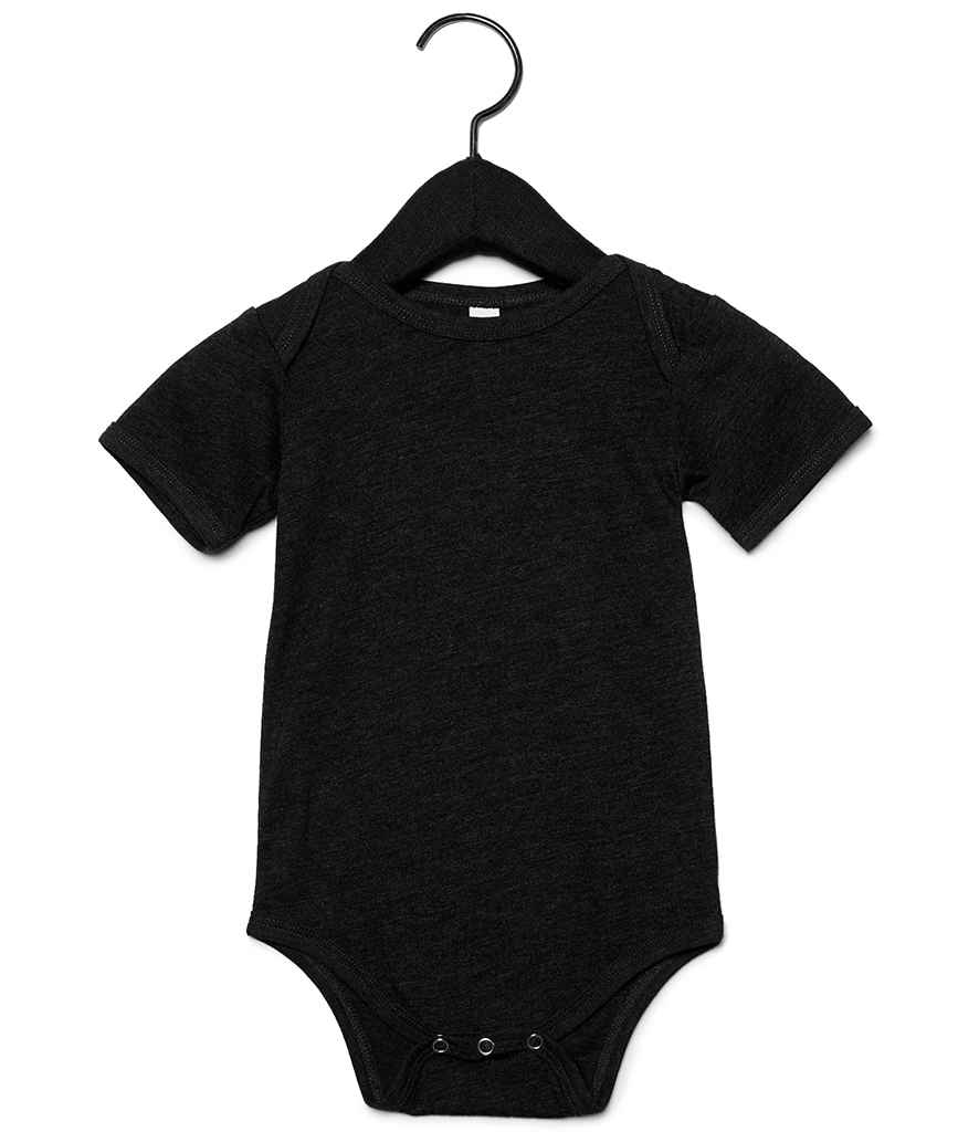 Bella+Canvas BE134B Bella Baby Tri-Blend Short Sleeve Bodysuit - COOZO
