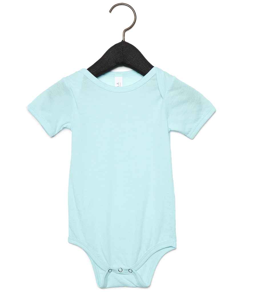 Bella+Canvas BE134B Bella Baby Tri-Blend Short Sleeve Bodysuit - COOZO
