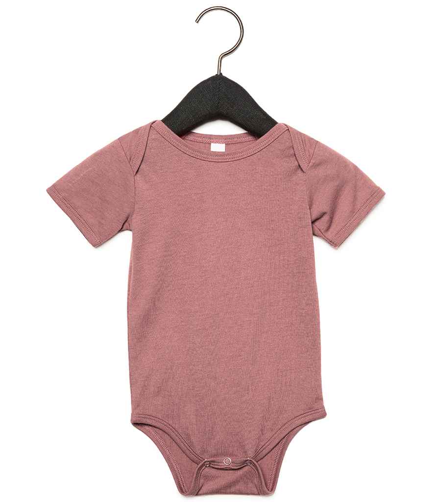 Bella+Canvas BE134B Bella Baby Tri-Blend Short Sleeve Bodysuit - COOZO