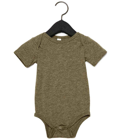 Bella+Canvas BE134B Bella Baby Tri-Blend Short Sleeve Bodysuit - COOZO