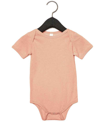 Bella+Canvas BE134B Bella Baby Tri-Blend Short Sleeve Bodysuit - COOZO