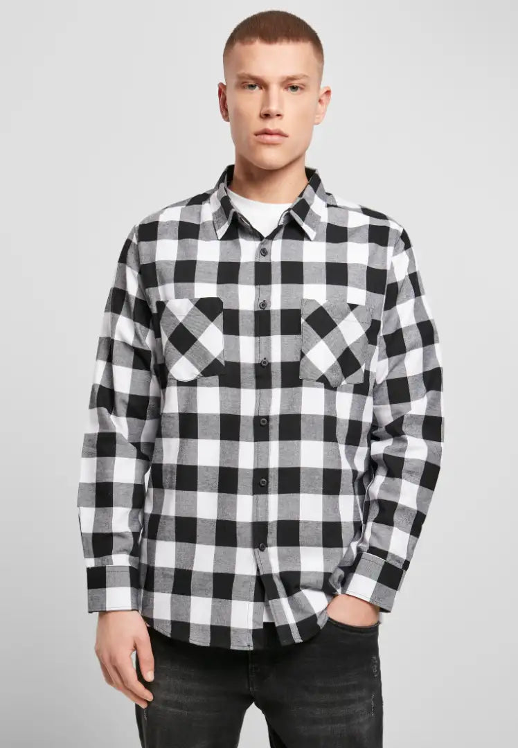 COOZO-Coozo Checked flannel shirt (BY031)