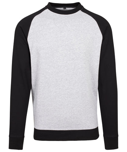 Build Your Brand BY076 Raglan crew neck - COOZO