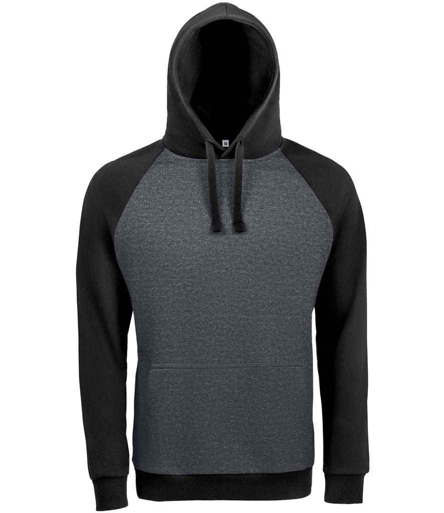 SOL'S Unisex Seattle Contrast Raglan Hoodie SOL02998 - COOZO