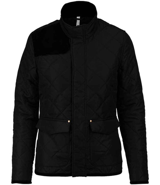 Kariban K6127 Ladies Quilted Jacket Polyester pongee outer Polyester taffeta lining - COOZO