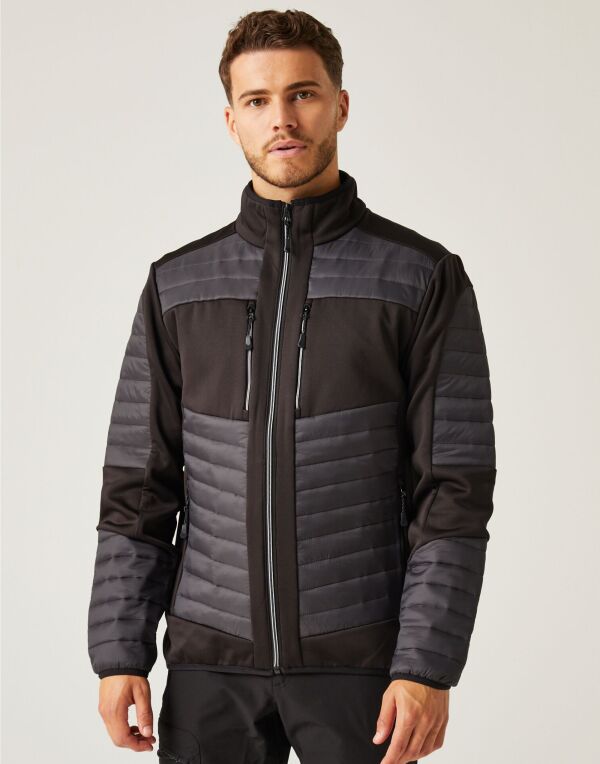 Regatta TRA563 E-Volve Thermal Hybrid Showerproof Jacket Recycled warmloft insulation - COOZO