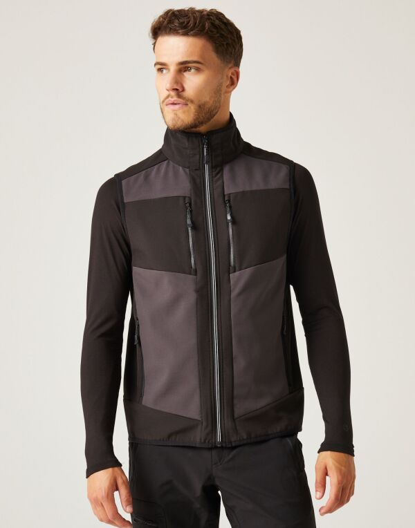 Regatta TRA907 E-Volve Unisex Two Layer SoftShell Showerproof and windproof BodyWarmer - COOZO