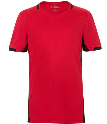 SOL'S SOL01719 Kids Classico Contrast T-Shirt Breathable polyester mesh 100% polyester - COOZO