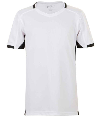SOL'S SOL01719 Kids Classico Contrast T-Shirt Breathable polyester mesh 100% polyester - COOZO