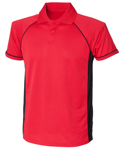 Finden and Hales LV310 Performance Panel Polo Shirt - COOZO