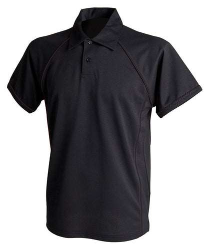 Finden and Hales LV370 Performance Piped Polo Shirt Main color - COOZO