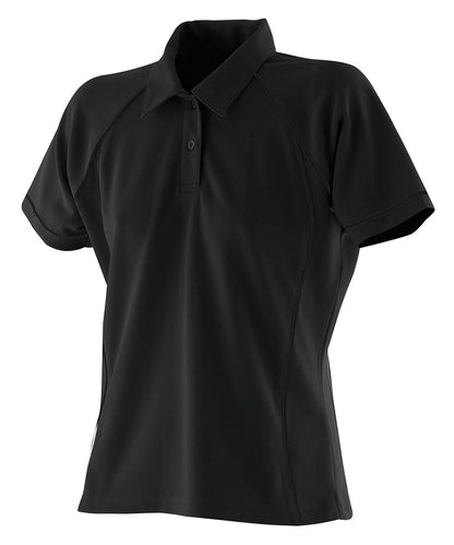 Finden and Hales LV371 Ladies Performance Piped Polo Shirt - COOZO