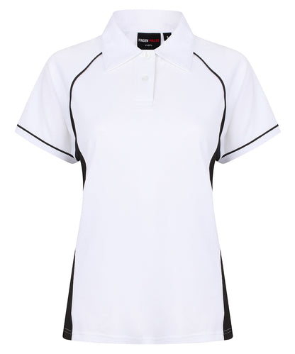 Finden and Hales LV371 Ladies Performance Piped Polo Shirt - COOZO