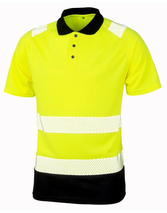 Result R501X Recycled Safety Polo Shirt - COOZO