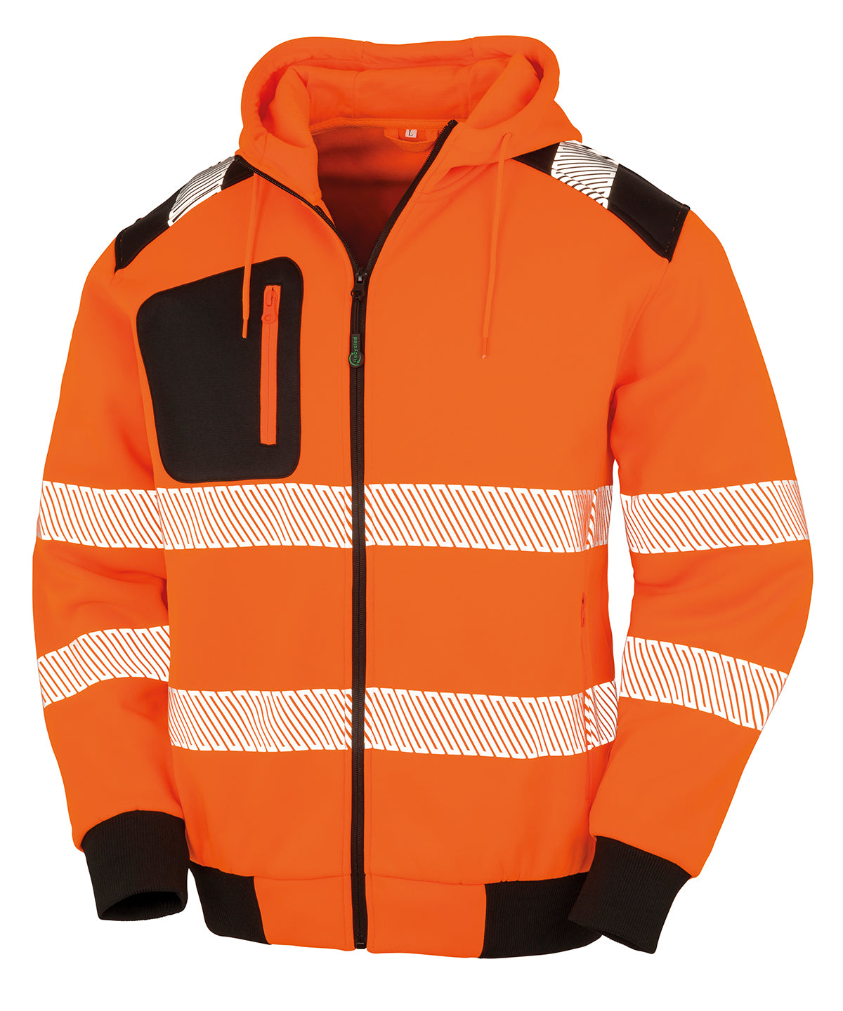 Result R503X Recycled Robust Zipped Safety Hoody - COOZO