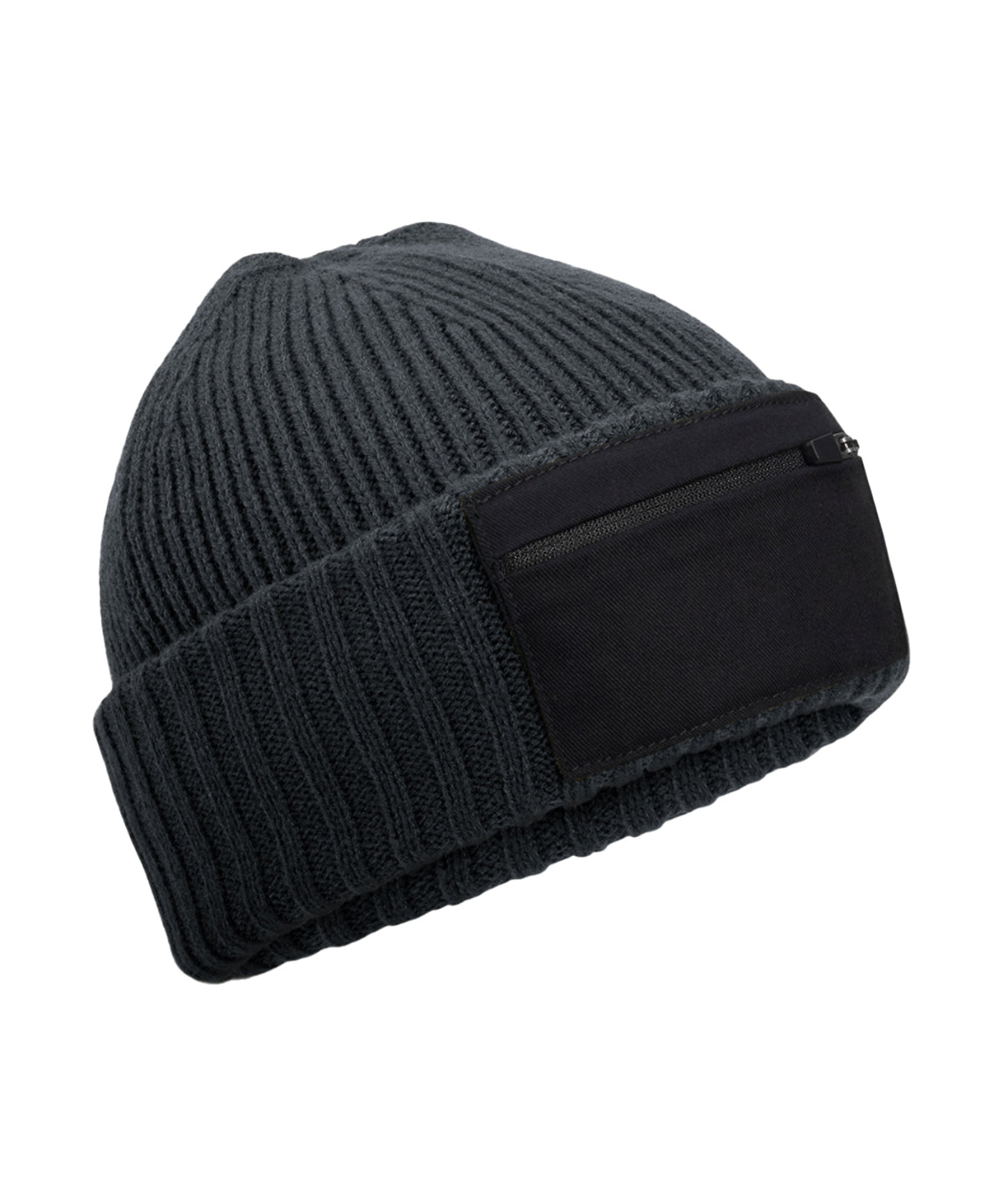 Beechfield B334R Zip patch beanie - COOZO