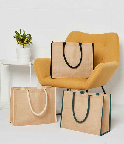 COOZO Jute Tipped Shopper - COOZO