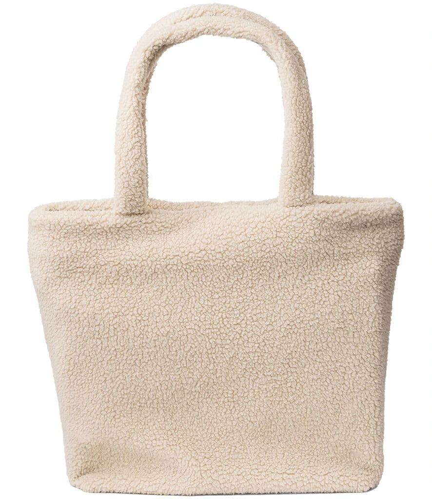Brand Lab BR301 Borg Fleece Shopper Tote Bag