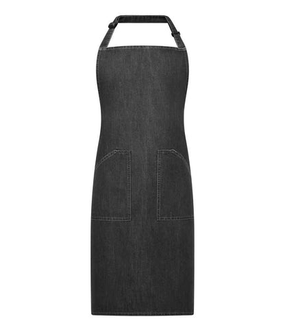Brand Lab BR504 Denim Adjustable Bib Pocket Apron