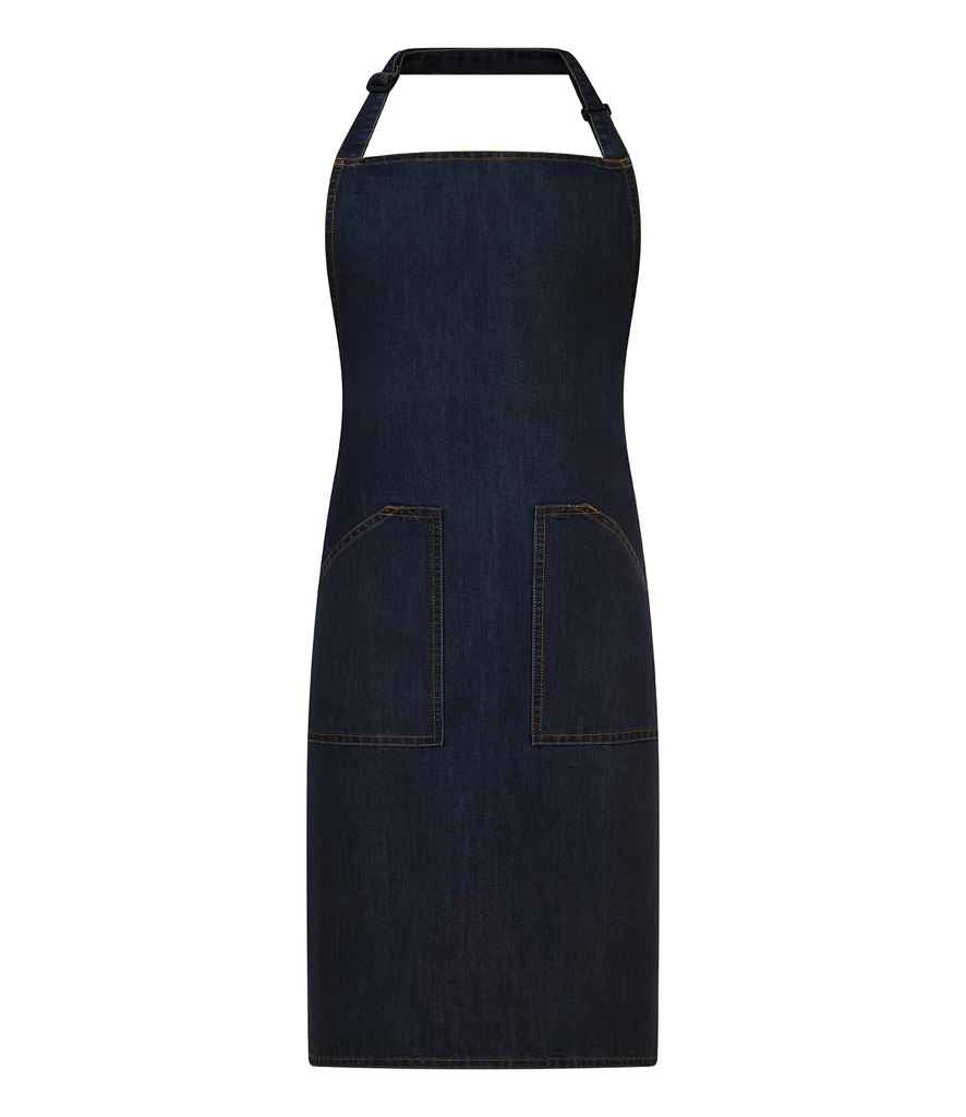 Brand Lab BR504 Denim Adjustable Bib Pocket Apron