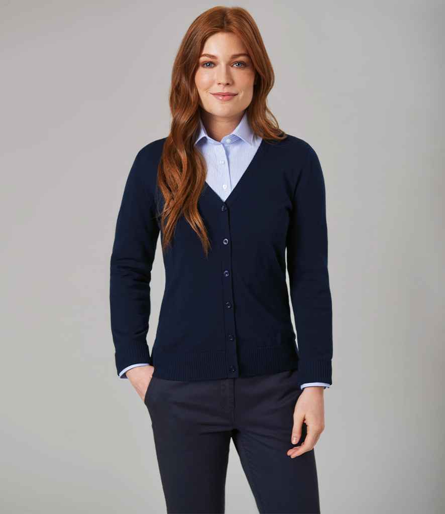 Brook Taverner BT2309 Ladies Augusta V Neck Cardigan - COOZO