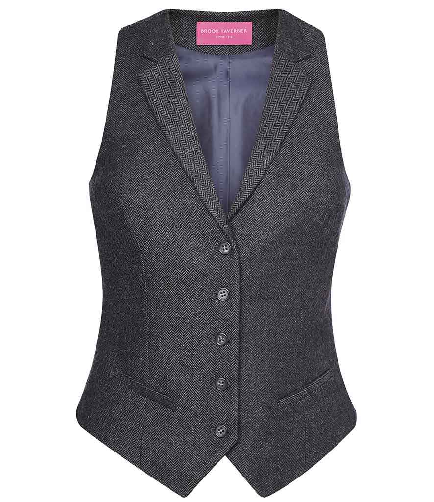 Brook Taverner BT2310 BK521 Ladies Nashville Waistcoat - COOZO