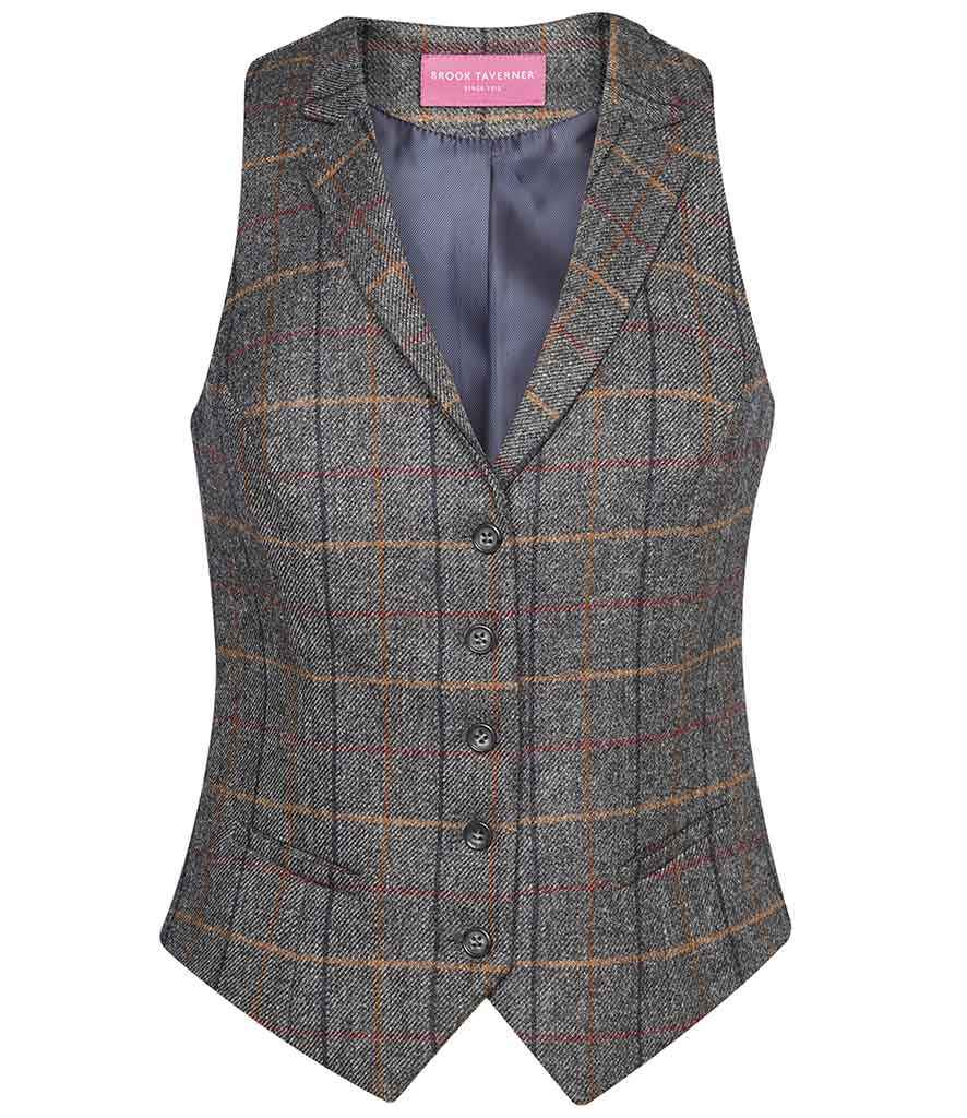 Brook Taverner BT2310 BK521 Ladies Nashville Waistcoat - COOZO