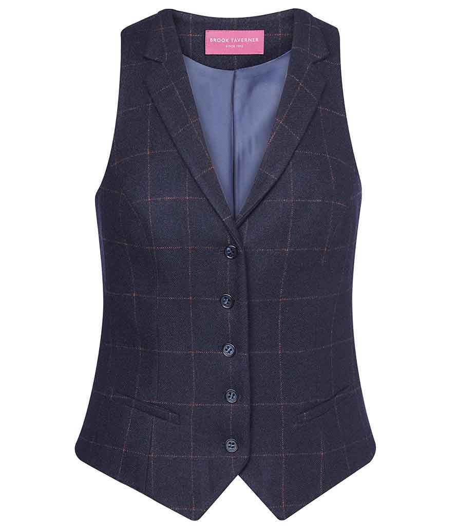 Brook Taverner BT2310 BK521 Ladies Nashville Waistcoat - COOZO