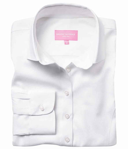 Brook Taverner BT2319 Ladies Aspen Long Sleeve Oxford Shirt - COOZO
