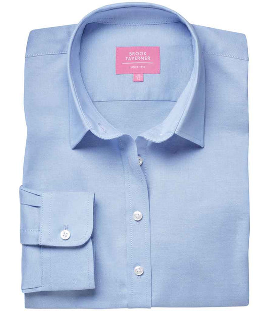 Brook Taverner BT2359 Ladies Albany Classic Oxford Shirt - COOZO