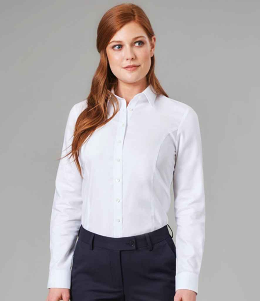 Brook Taverner BT2359 Ladies Albany Classic Oxford Shirt - COOZO