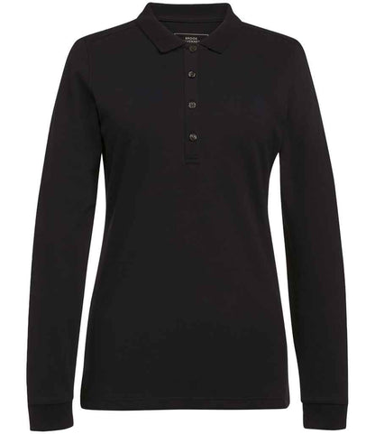 Brook Taverner BT2378 Ladies Anna Long Sleeve Polo Shirt - COOZO